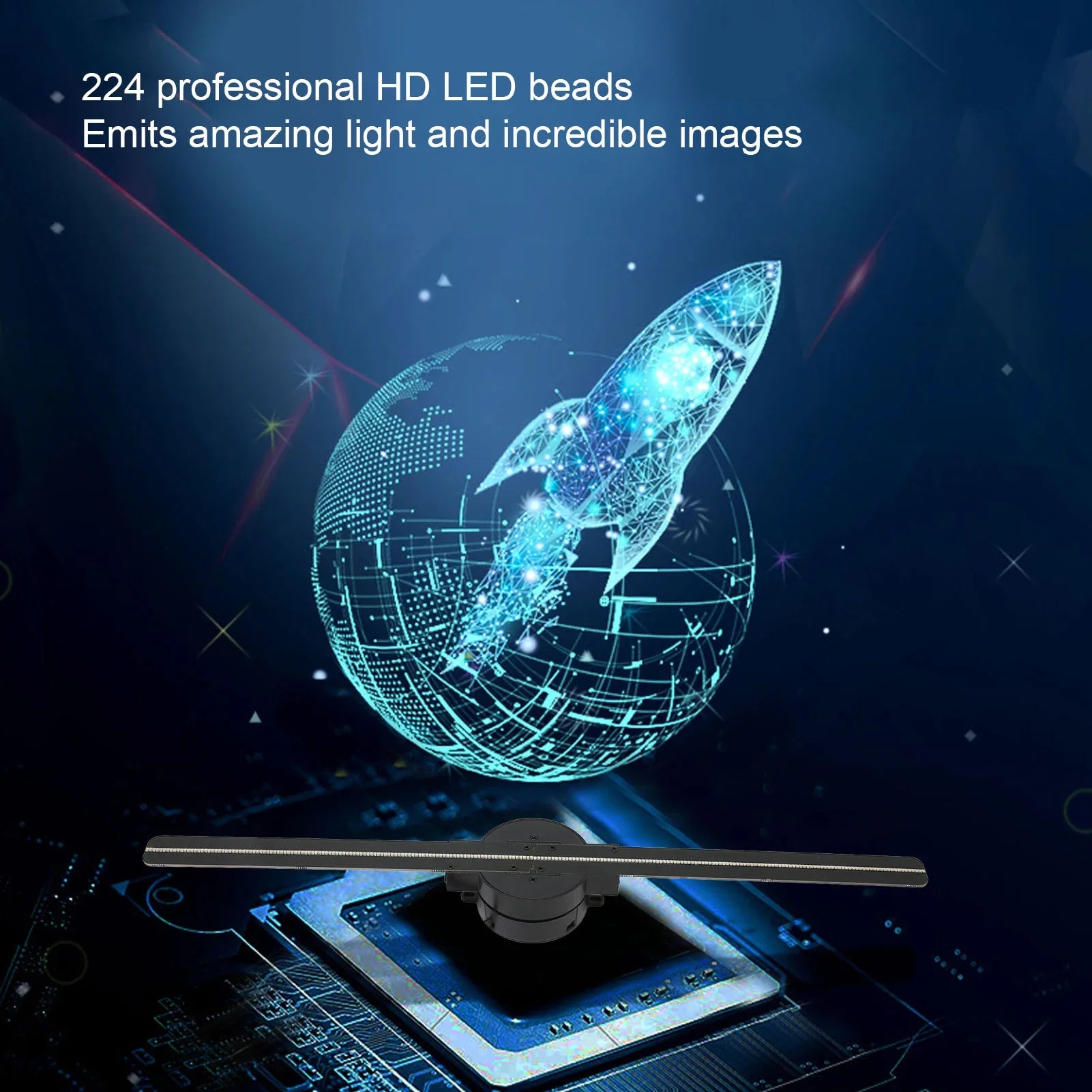 Dynamic 3D Hologram Display